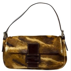 Authentic Fendi Pony Hair Baguette